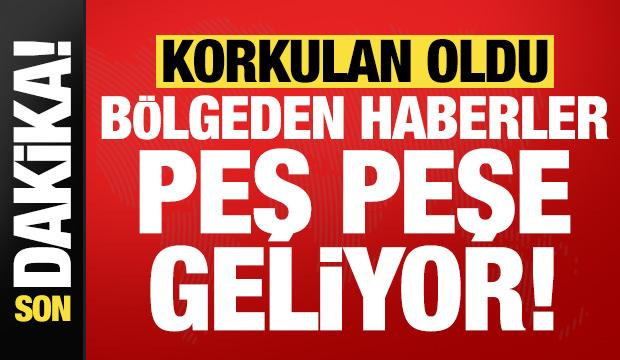 Son dakika haberi: Korkulan oldu! Bölgeden haberler peş peşe geliyor...