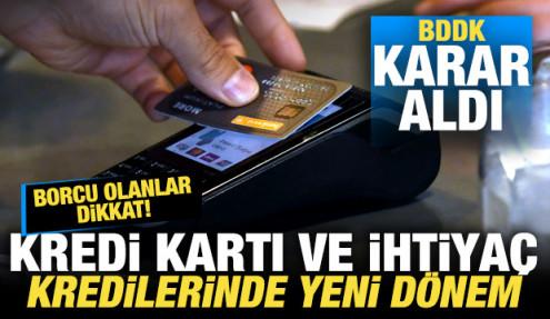 Borcu olanlar dikkat! Kredi kartı ve ihtiyaç kredilerinde yeni dönem