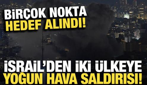 İsrail'den Lübnan ve Yemen'e hava saldırısı!
