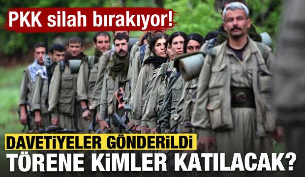 PKK silah bırakıyor! Törene kimler katılacak?