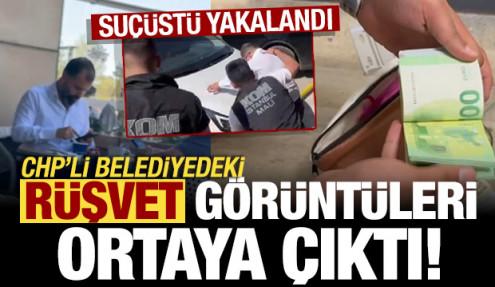 Şile Belediyesi'nde rüşvetin görüntüleri ortaya çıktı! Suçüstü yakalandığı anlar kamerada