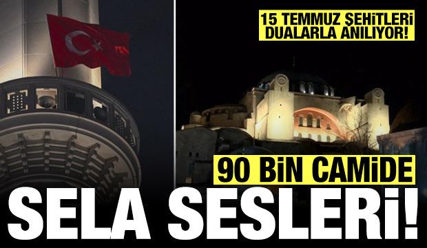 15 Temmuz şehitleri için 90 bin camide sela sesleri yükseldi