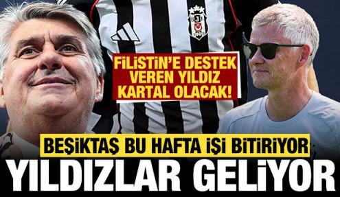 Beşiktaş Filistin'e destek verdiği için soruşturma açılan yıldızı transfer ediyor!