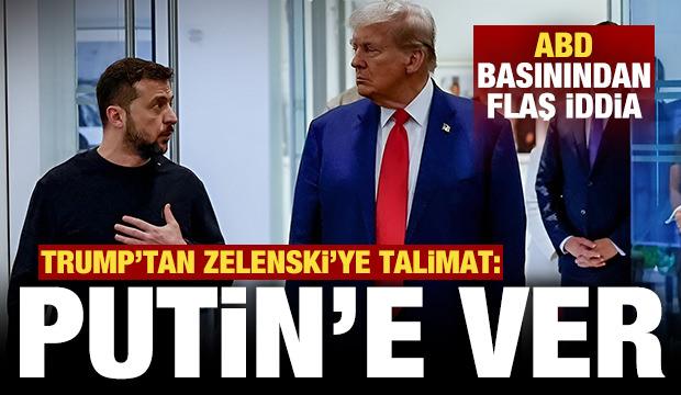 ABD basınından flaş iddia! Trump'tan Zelenskiy'e talimat: Donbas’ı Putin’e ver