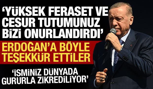 Ahıska Türklerinden Cumhurbaşkanı Erdoğan'a teşekkür mektubu
