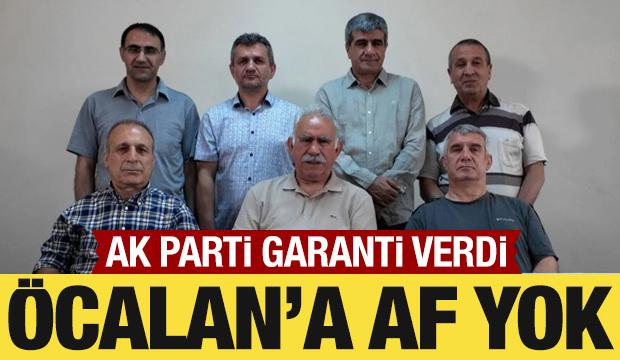 AK Parti garanti verdi: Öcalan'a af yok