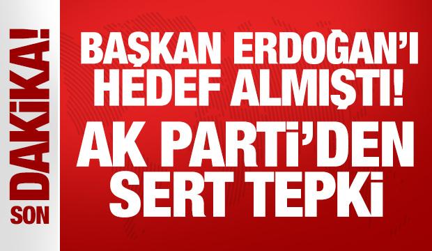 AK Parti'den Özgür Özel'e sert tepki: Üçüncü sınıf siyaset!