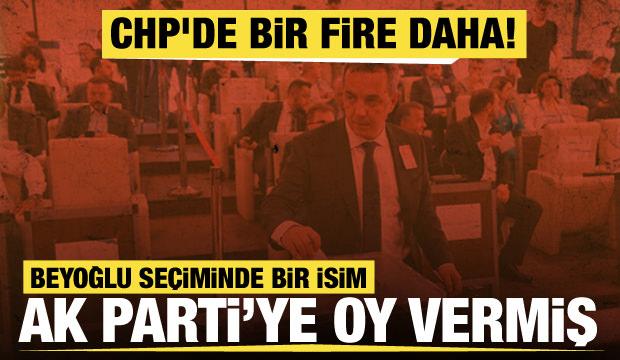 Beyoğlu seçiminde kriz! CHP'li üye AK Partili isme oy verdi