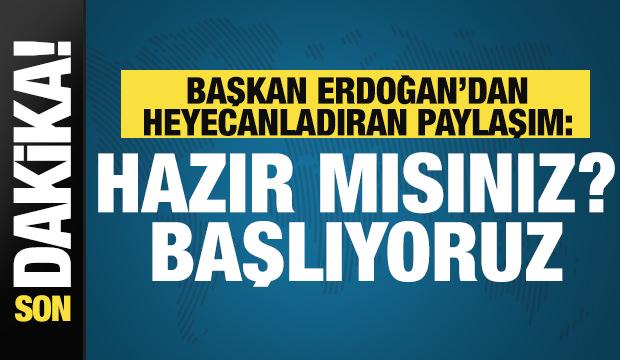 Cumhurbaşkanı Erdoğan'dan NEXT Sosyal hesabından ilk paylaşım!