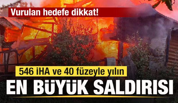 Savaşta son dakika: 546 İHA ve 40 füzeyle yılın en büyük saldırısı! Vurulan hedefe dikkat