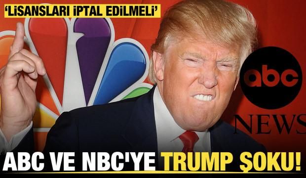 ABC ve NBC'ye Trump şoku! 