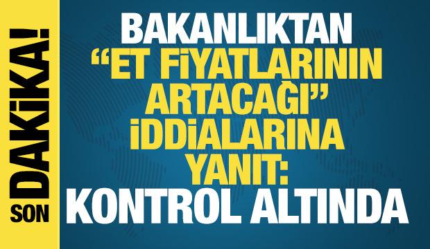 Bakanlık’tan 'et fiyatlarının artacağı' iddialarına yanıt: Şap aşısı ile kontrol altında