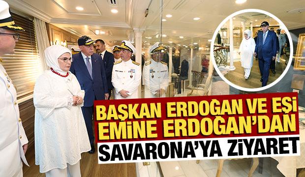 Cumhurbaşkanı Erdoğan, Atatürk’ün manevi mirası Savarona yatını ziyaret etti