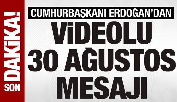SON DAKİKA: Erdoğan'dan videolu 30 Ağustos mesajı: ‘Esareti asla kabul etmeyiz!’