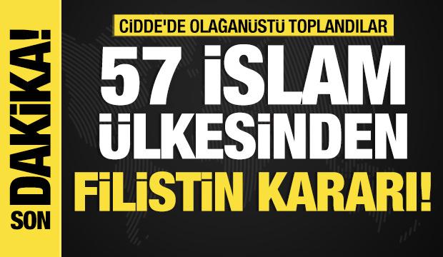 Son dakika...İİT Olağanüstü Dışişleri Bakanları Konseyi Toplantısı'ndan ortak bildiri! 