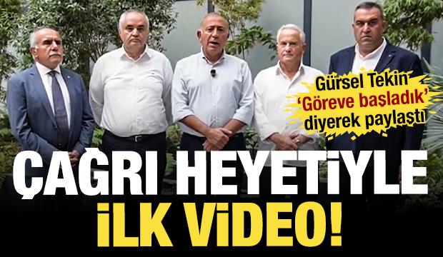 Gürsel Tekin çağrı heyetiyle ilk videoyu sosyal medyadan paylaştı