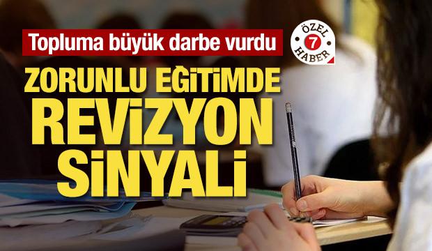 Topluma büyük darbe vurdu! 'Zorunlu eğitimde revizyon' sinyali