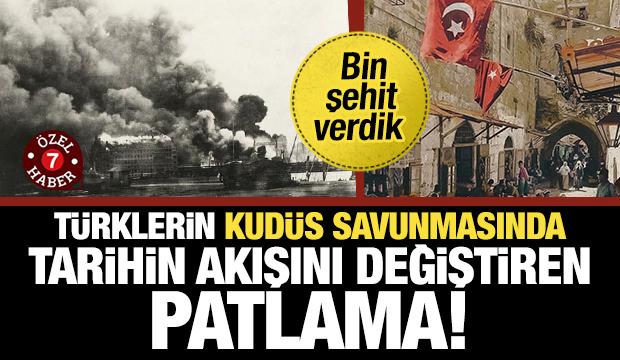 Türklerin Kudüs savunmasında tarihin akışını değiştiren sabotaj... Bir tabur şehit oldu!