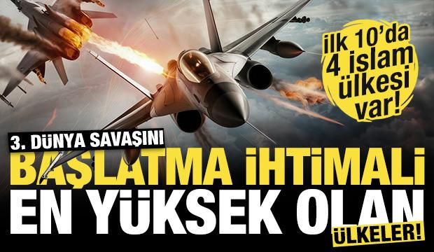 Üçüncü dünya savaşını hangi ülke başlatır? İlk 10'da dört İslam ülkesi var!