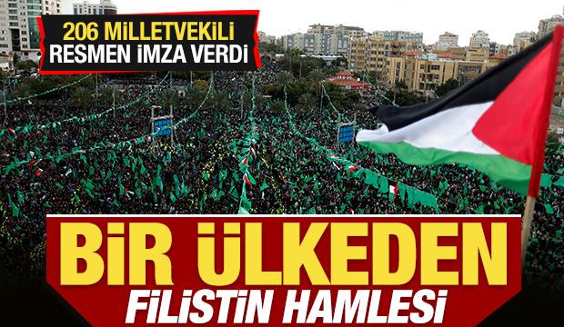 Bir ülkeden son dakika Filistin hamlesi! 206 milletvekili resmen imza verdi