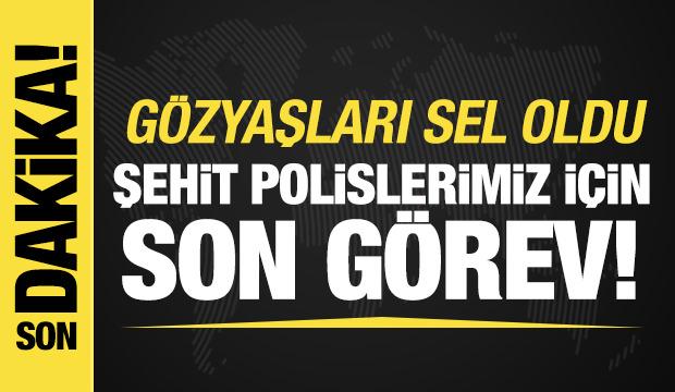 Şehit polislere veda! Gaziemir'de tören düzenleniyor