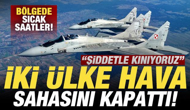 Son dakika: İki ülke hava sahasını kapattı! Belarus'tan sert tepki: Şiddetle kınıyoruz
