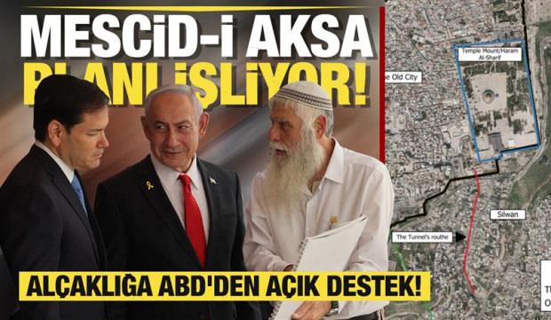 ABD Dışişleri Bakanı Rubio ve Netanyahu, Mescid-i Aksa'nın yakınındaki tünelleri gezdi