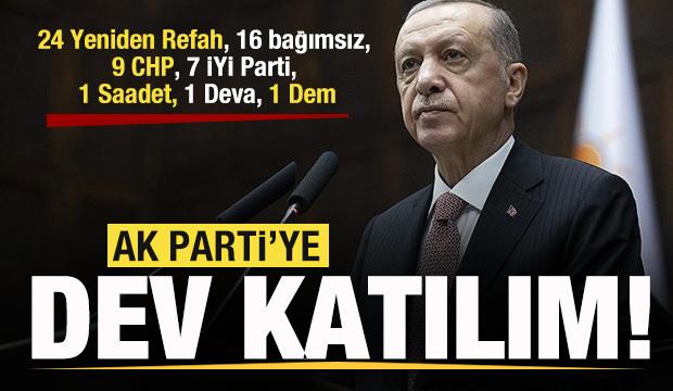 Dev katılım! 24 Yeniden Refah, 16 bağımsız, 9 CHP, 7 İYİ Parti, 1 Saadet, 1 Deva, 1 Dem