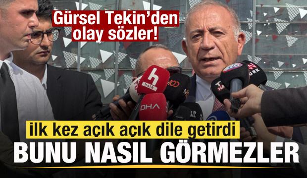Gürsel Tekin'den olay sözler! İlk kez dile getirdi! CHP'liler Bunu nasıl görmez!