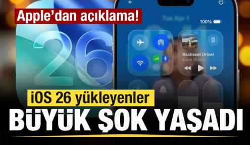 iOS 26 yükleyenlere büyük şok! Apple'dan son dakika açıklaması