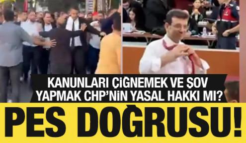 Kanunları çiğnemek ve şov yapmak CHP’nin yasal hakkı mı?