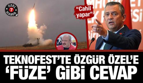 Mustafa Varank'tan Teknofest'te Özgür Özel'e 'füze' gibi cevap: Cahil yapar