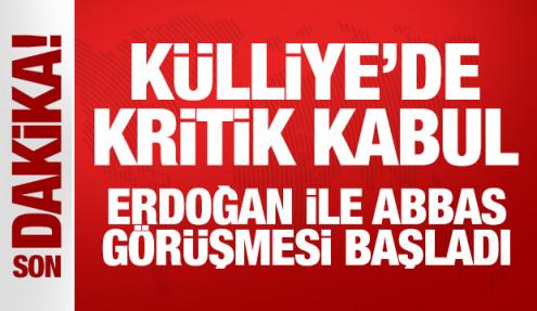Son Dakika: Filistin devlet başkanı Ankara'da! Erdoğan Abbas ile görüşüyor