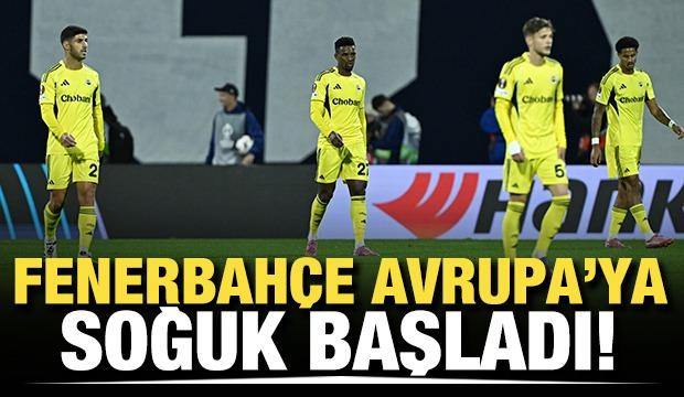Fenerbahçe Avrupa'ya soğuk başladı!