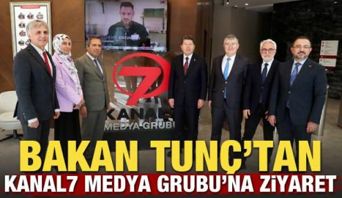 Adalet Bakanı Yılmaz Tunç'tan Kanal7 Medya Grubu'na ziyaret