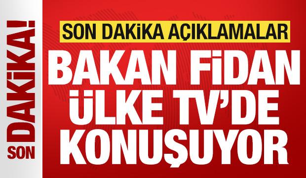 Bakan Fidan'dan son dakika açıklamalar! 'Biz hazırız' diyerek duyurdu