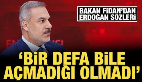 Bakan Fidan'dan 