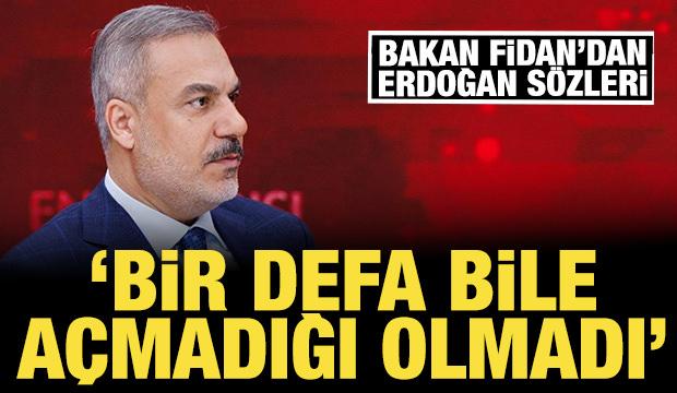 Bakan Fidan'dan 