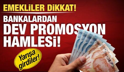 Emekliler dikkat! Bankalar yarışa girdi: Promosyonda yüzde 50'lik artış yaşandı!