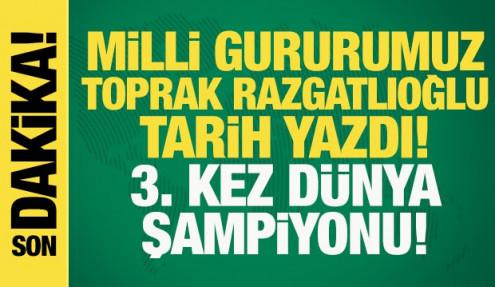 Son dakika: Milli gururumuz Toprak Razgatlıoğlu tarih yazdı! 3. kez dünya şampiyonu