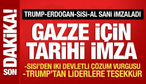 Tarihi Gazze Zirvesi başladı: Liderler niyet belgesini imzaladı