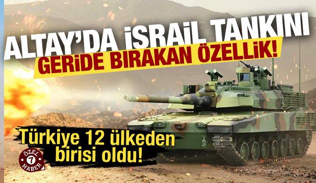 ALTAY tankı İsrail tankını geride bıraktı! İşte özellikleri...