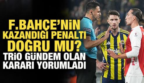 Fenerbahçe-Karagümrük maçındaki penaltı ve kırmızı kart kararları doğru mu? Trio açıkladı