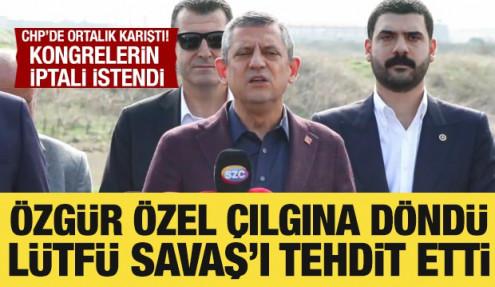 Özgür Özel'den Lütfü Savaş'a tehdit