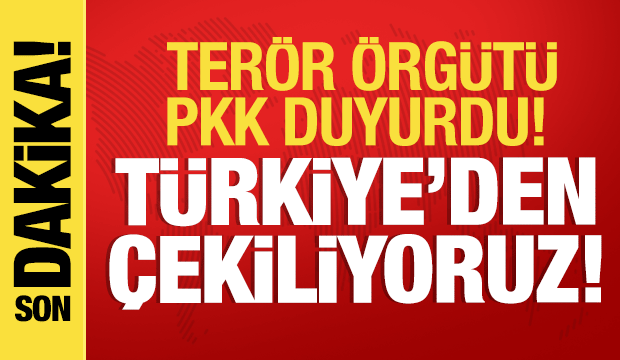 PKK: Türkiye'den çekiliyoruz! 