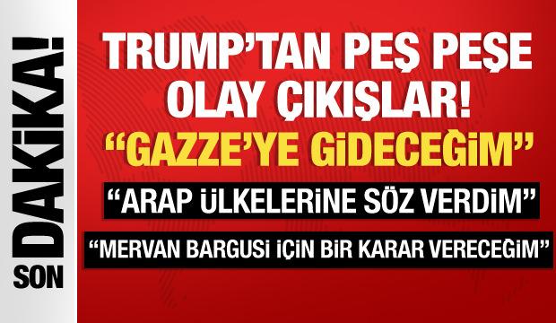 Trump'tan son dakika Gazze açıklaması: 