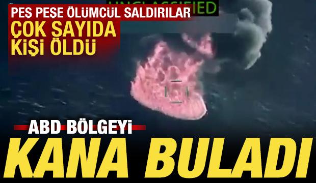 ABD bölgeyi kana buladı! Peş peşe ölümcül saldırılar! Çok sayıda kişi öldü