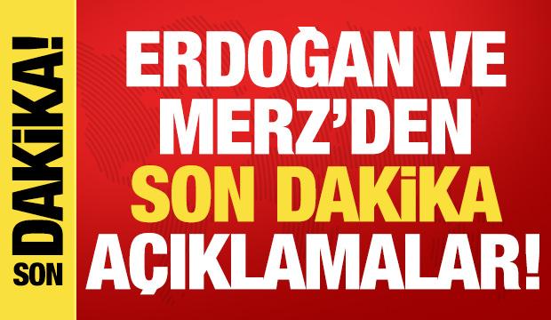 Almanya Başbakanı Merz Ankara'da: Ortak basın toplantısı düzenleniyor!