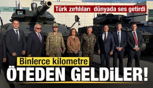 Binlerce kilometre öteden geldiler! Türk zırhlıları dünyada ses getirdi