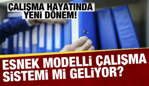 Çalışma hayatında yeni dönem! Esnek çalışma modelleri mi geliyor?